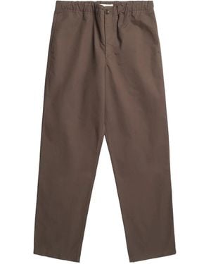 Norse Projects Elasticated-Waist Trousers - Grey