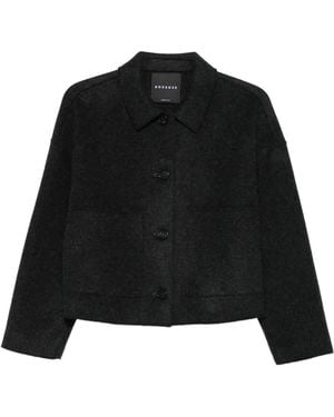 ROSSO35 Veste Boutonnée À Poches Plaquées - Noir