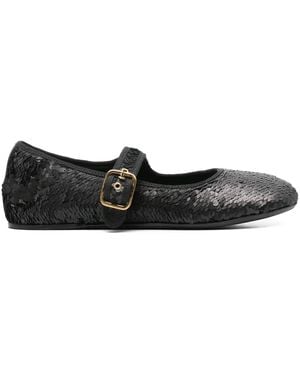 Agl Attilio Giusti Leombruni Bebe Ballerina Shoes - Black