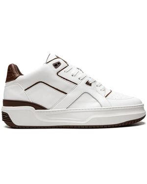 Just Don Courtside Low /Burgundy" Sneakers - White