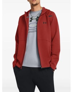 Under Armour Unstoppable Fleece Zip-Up Hoodie - Red