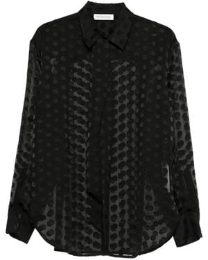 Frankie Shop Chemise À Pois - Black