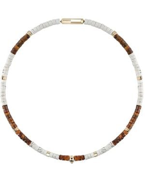 Philipp Plein Collana Con Perline - Metallizzato