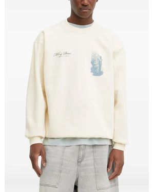 Filling Pieces Sweatshirt Mit Grafischem Print - Weiß