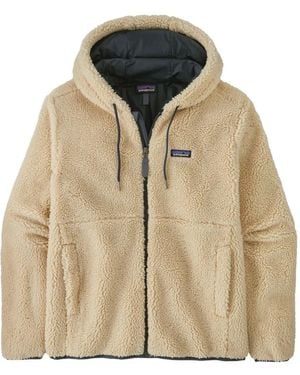 Patagonia Fleece Hooded Jacket - Natural