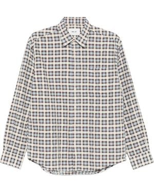 NN07 Deon Check Shirt - White