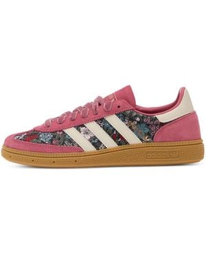 adidas X Liberty London Handball Spezial Floral-Print Low-Top Sneakers - Pink
