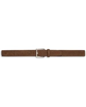 Fursac Suede Belt - White