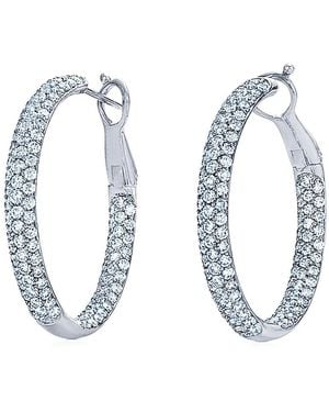 Kwiat 18Kt Diamond Moonlight Hoop Earrings - Multicolour