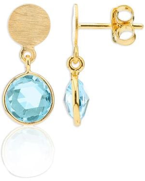 Auree Salina Drop Earrings - Blue