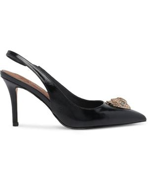 Kurt Geiger Escarpins Belgravia À Bride Arrière Et Détail Aigle - Black