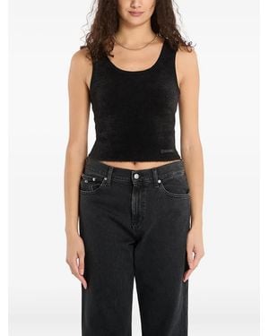 Nike ロゴパッチ タンクトップ - ブラック