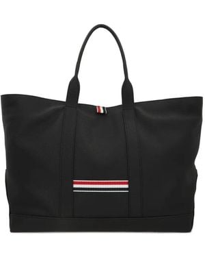 Thom Browne Medium Tool Tote Bag - Black