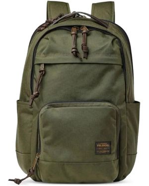 Filson Zip-Fastening Padded Backpack - Green