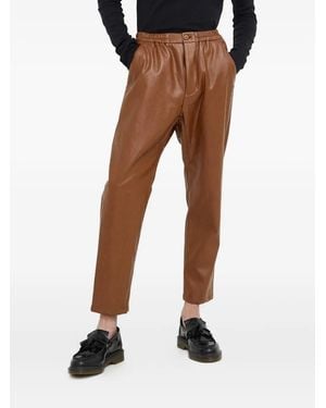 DRYKORN Elastic-Waist Straight-Leg Pants - Black