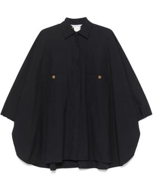 Max Mara Poplin Mini Shirt - Blue