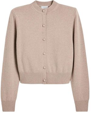Scanlan Theodore Shoulder-Padded Cardigan - Natural