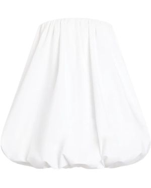 Patou Minikleid Mit Bustier - Weiß