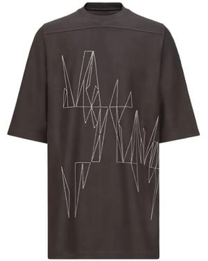 Moncler Jumbo Graphic-Print T-Shirt - Grey