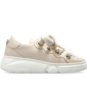 Agl Attilio Giusti Leombruni Soft Bubble Leather Trainers - White
