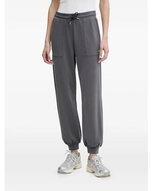 EA7 Drawstring Logo Trousers - Grey