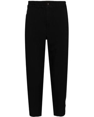 COMME DES GARÇON BLACK クロップド イージーパンツ - ブラック