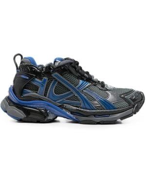 Balenciaga Runner Panelled Trainers - Blue