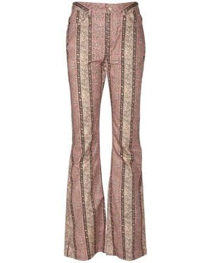 Cinq À Sept Jeans Charlie Con Stampa Paisley - Neutro