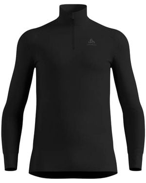 Odlo Top Active Warm Con Media Cremallera - Negro