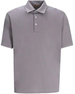 Herno Short-Sleeve Polo Shirt - Gray
