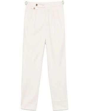 Brunello Cucinelli プリーツ パンツ - ホワイト