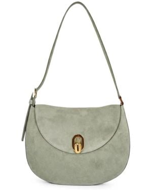 SAVETTE Borsa A Spalla Tondo Piccola - Metallizzato
