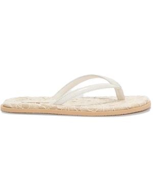Ermanno Scervino Laced Flip Flops - White