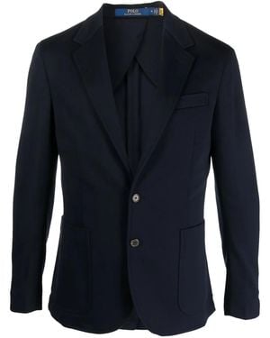 Polo Ralph Lauren Single-Breast Notch-Lapel Blazer - Blue