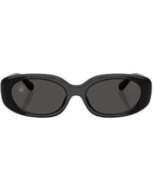 COACH Oval-Frame Sunglasses - Black