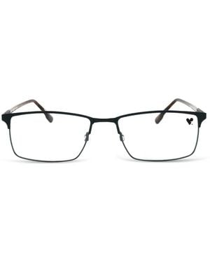Flexon Rectangle-Frame Glasses - White