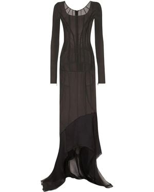 Dolce & Gabbana Kim Dolce&Gabbana Floor-Length Dress - Black