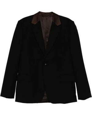 Wales Bonner Single-Breasted Blazer - Black