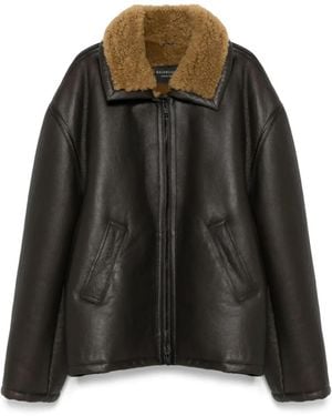 Balenciaga Aviator Jacket - Black