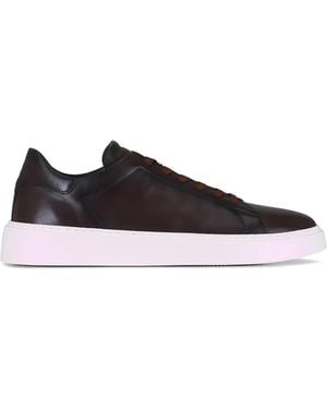 To Boot New York James Leather Trainers - White