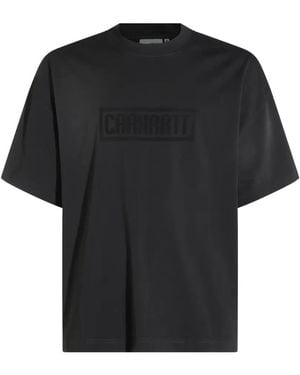 Carhartt Bricky Logo-Print T-Shirt - Black
