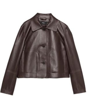 Arma Emy Flap-Pocket Jacket - Brown
