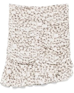 Isabel Marant Milendi Mini Skirt - Natural