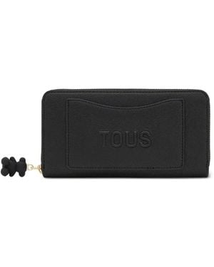 Tous Back To Basics Zip Wallet - Black