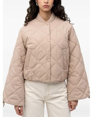 HUGO Fasteppa Quilted Jacket - Natural