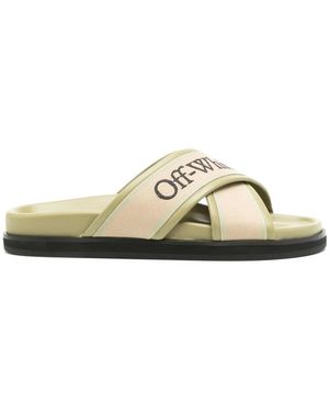 Off-White c/o Virgil Abloh Cloud Crossover Slides - Green