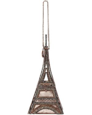 Rosantica Tour Eiffel ミニバッグ - ブラウン