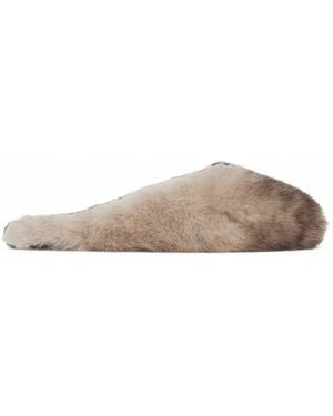 Apparis Demi Faux-Fur Slippers - Natural