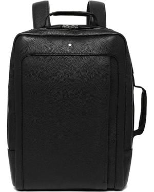 Montblanc Companion Grained-Leather Backpack - Black