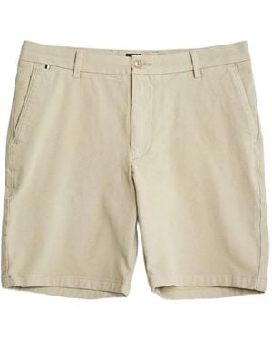BOSS Cotton Shorts - Natural